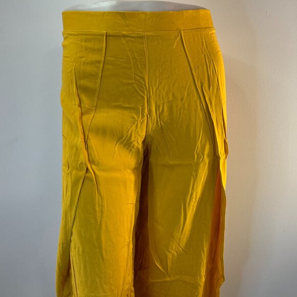 DREW Women's Lightweight Wrap Mustard Yellow Pants - Size Large - NWT $178 - Picture 3 of 6